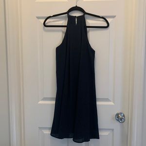 Flowy Navy Blue Dress